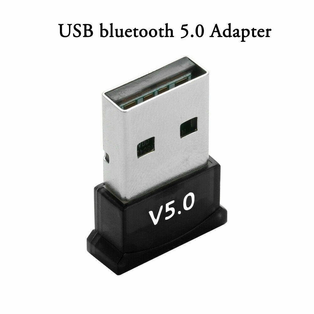 New Bluetooth V5.0 USB Dongle Adapter For PC Laptop Computer WIN 10 / 11 - Office Catch