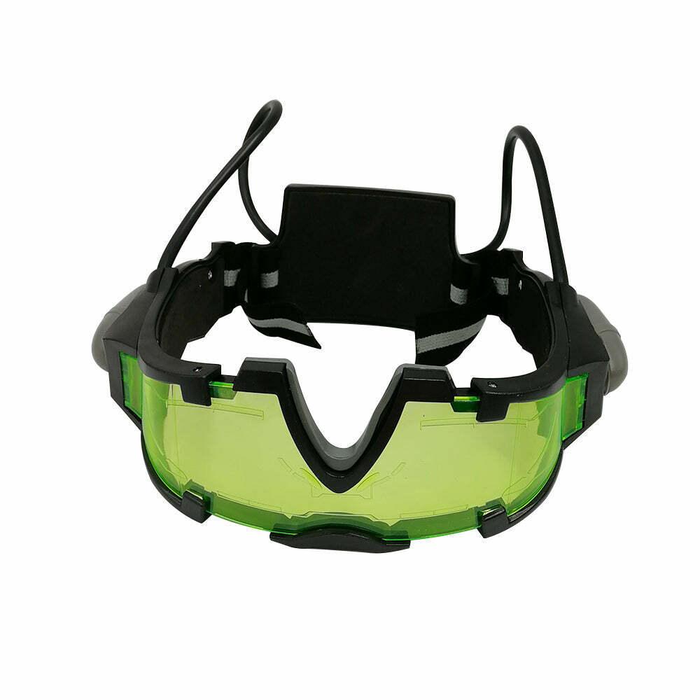 Night Vision LED Goggles Flip Out Light Adjustable For Hunting - Office Catch