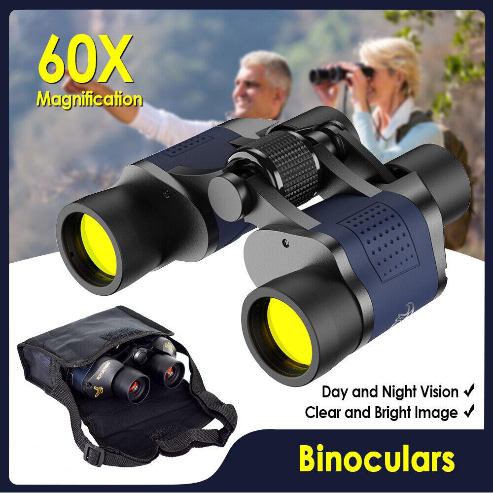 Night/Day Vision Binoculars With 60x Zoom Magnification 3000M Waterproof Outdoors - Office Catch