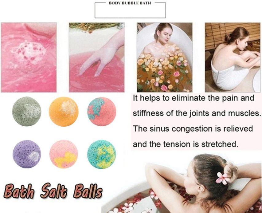 Organic & Natural Bath Bombs 6pc - Office Catch