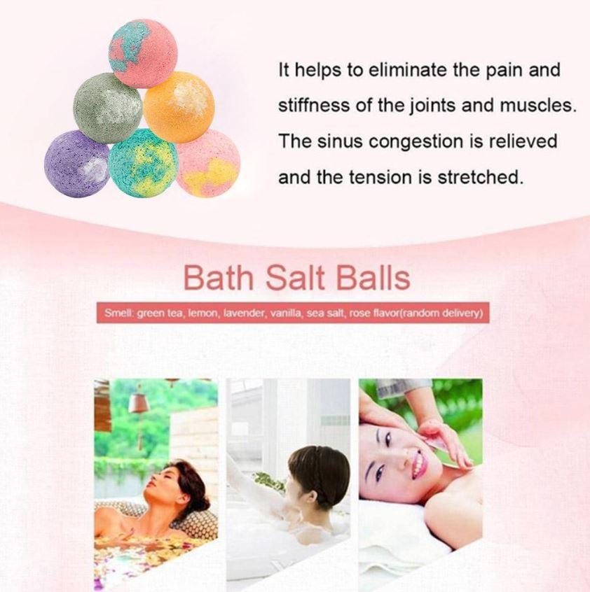 Organic & Natural Bath Bombs 6pc - Office Catch