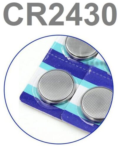 Pack of 5 CR2430 Lithium 3V Coin Button Cell Battery DL2430 CR 243 - Office Catch