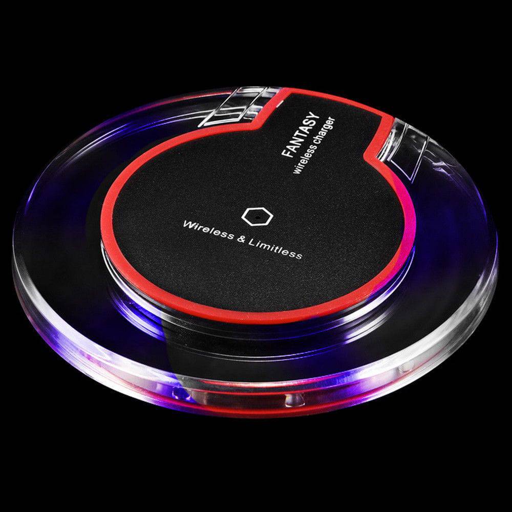 Pad Qi Wireless Charger For iPhone 14 13 12 11 Pro Max Samsung S21 S20 - Office Catch