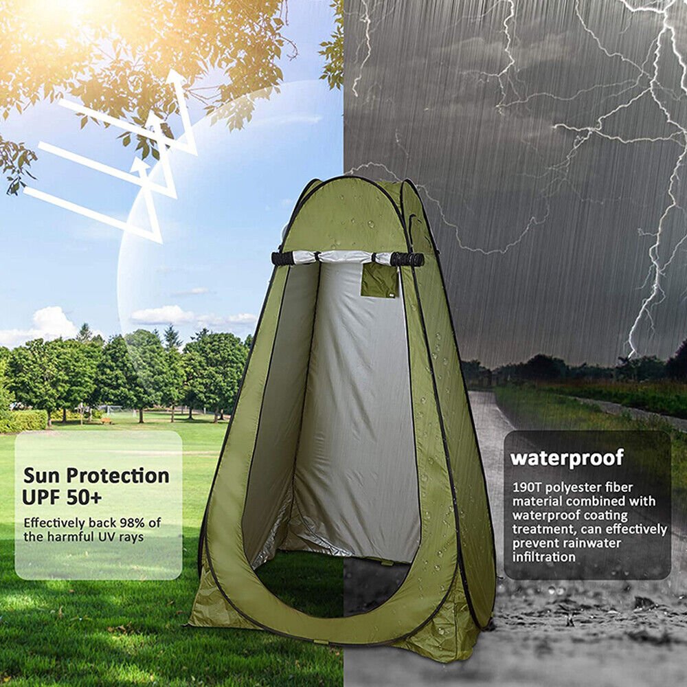 Portable Pop Up Outdoor Camping Shower Tent Toilet Privacy Change Room Shelter - Office Catch
