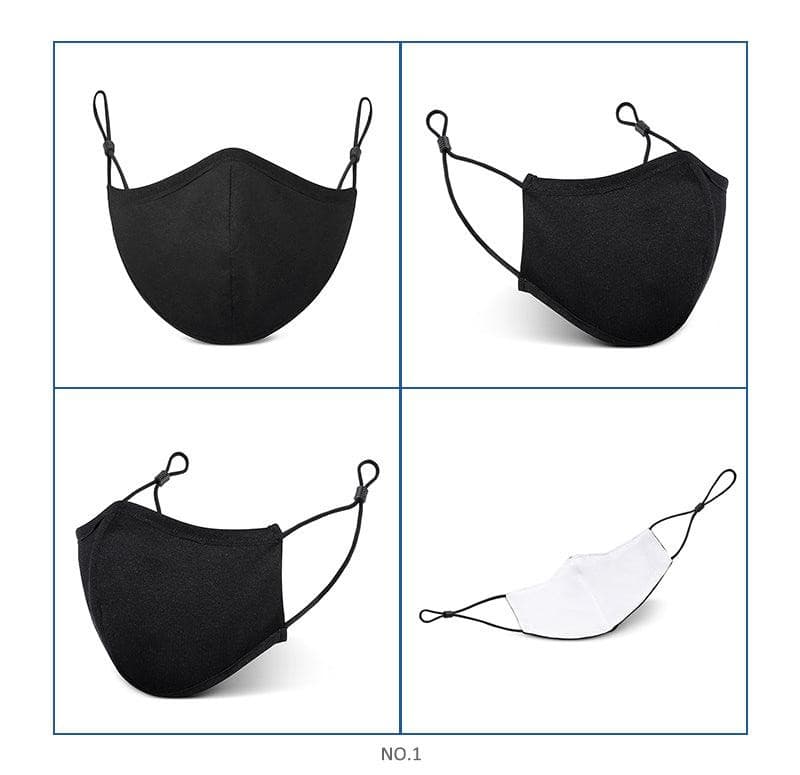 Protective Face Mask ADJUSTABLE & BREATHABLE Mouth Masks Reusable - Office Catch