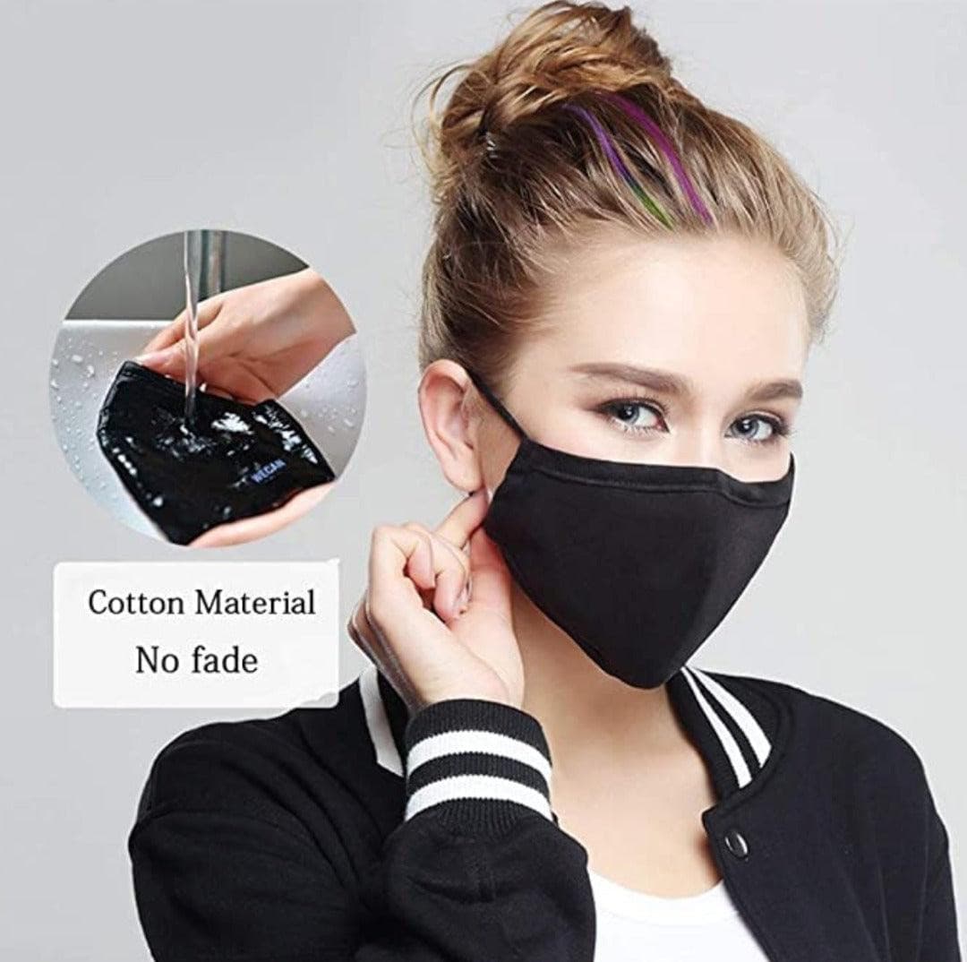 Protective Face Mask ADJUSTABLE & BREATHABLE Mouth Masks Reusable - Office Catch