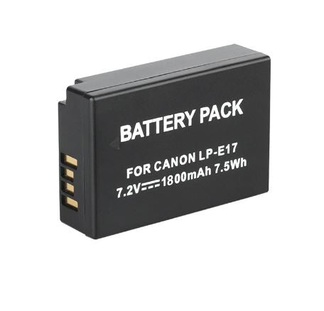 Rechargeable Battery + Dual USB Charger For Canon | LP-e17 1800mAh - Office Catch