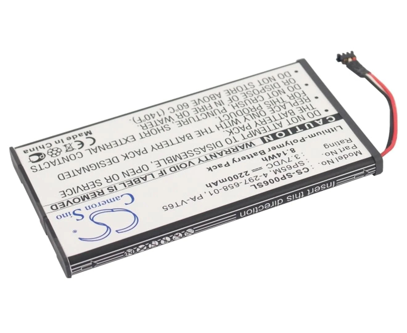 Replacement Battery For Sony PS Vita PCH-1002 1003 1004 1005 1006 1007 1008 1009 1010 1000 1001 1100 1101 4-297-658-01PA-VT65 SP65M Video Game Console - Office Catch