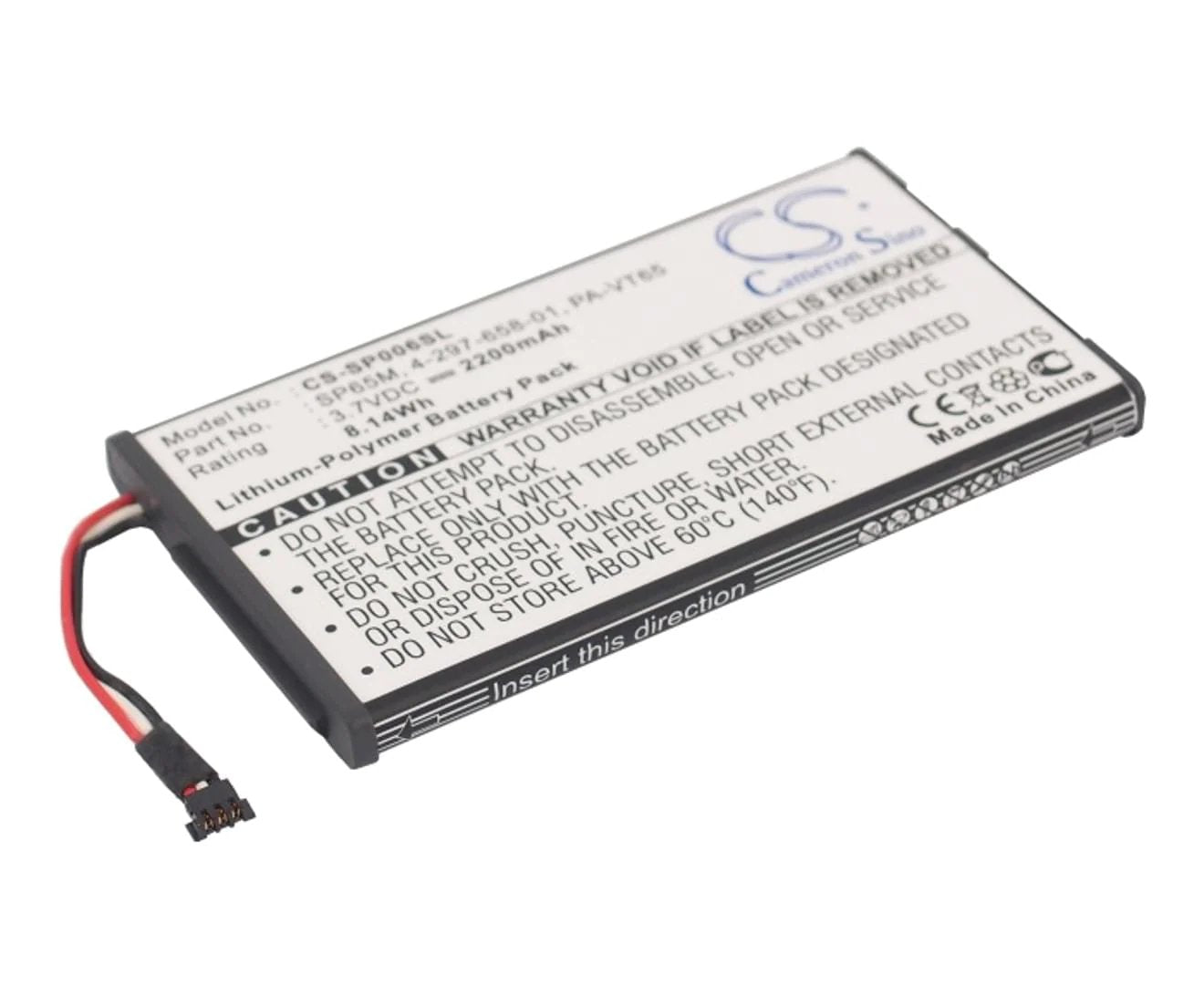 Replacement Battery For Sony PS Vita PCH-1002 1003 1004 1005 1006 1007 1008 1009 1010 1000 1001 1100 1101 4-297-658-01PA-VT65 SP65M Video Game Console - Office Catch