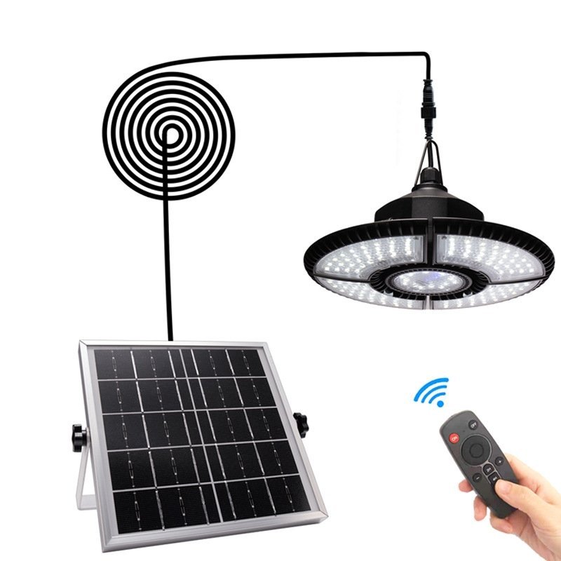 Solar Powered Ceiling Hanging Garage lamp | 136 LED - Office Catch