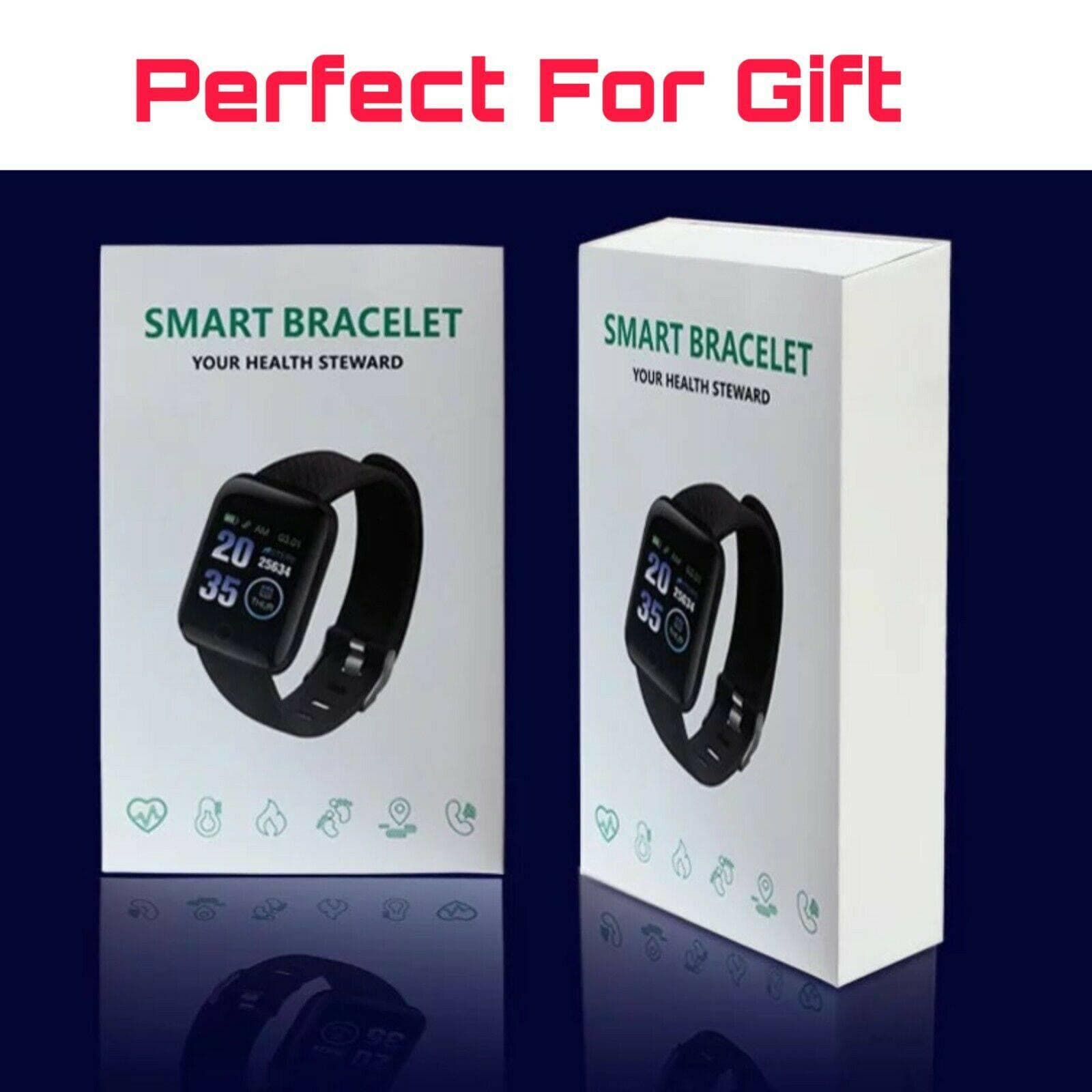 Sports Smart Watch Bracelet With Fitness Tracker Heart Rate And Blood Pressure Pedometer - Office Catch