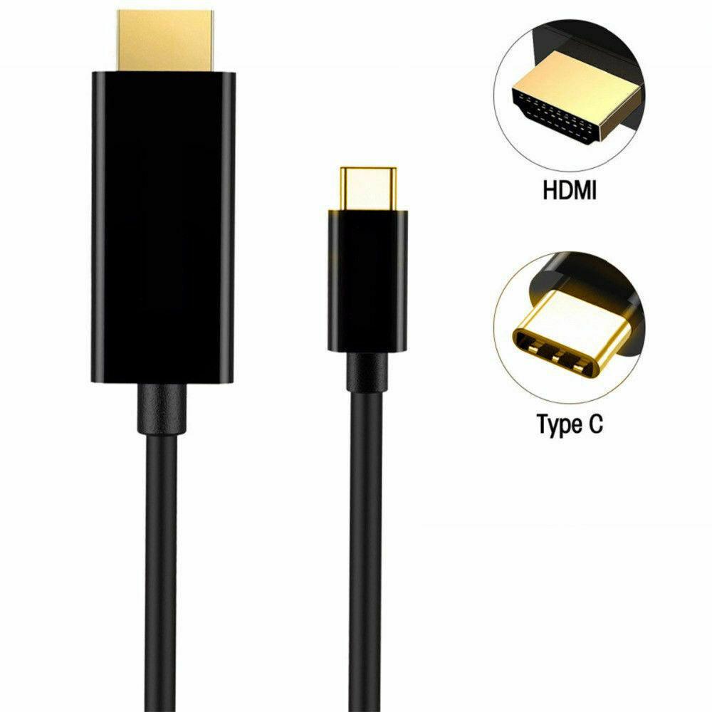 USB Type C to HDMI Cable USB 3.1 to HDMI 4K Cord For Samsung S21 S8 S8+ S9 Note - Office Catch