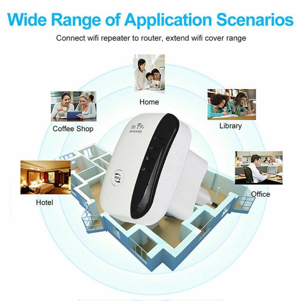 Wifi Extender Repeater Range Booster 300 Mbps - Office Catch