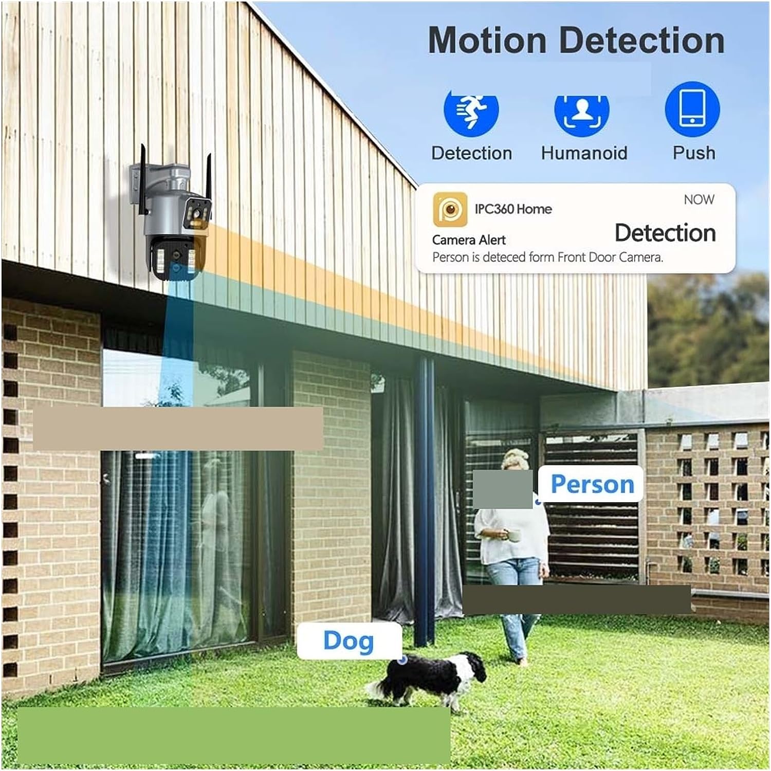 WIFI Outdoor Camera 10X Zoom 4MP Tracking Security Cam - Office Catch