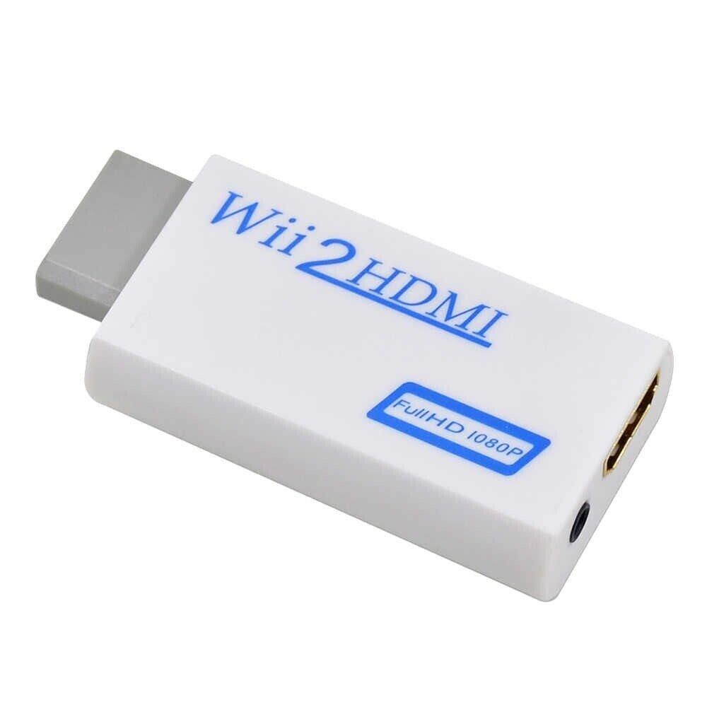 Wii HDMI Adapter 1080p to HDMI Converter 3.5mm Audio HD Video Output Connector - Office Catch