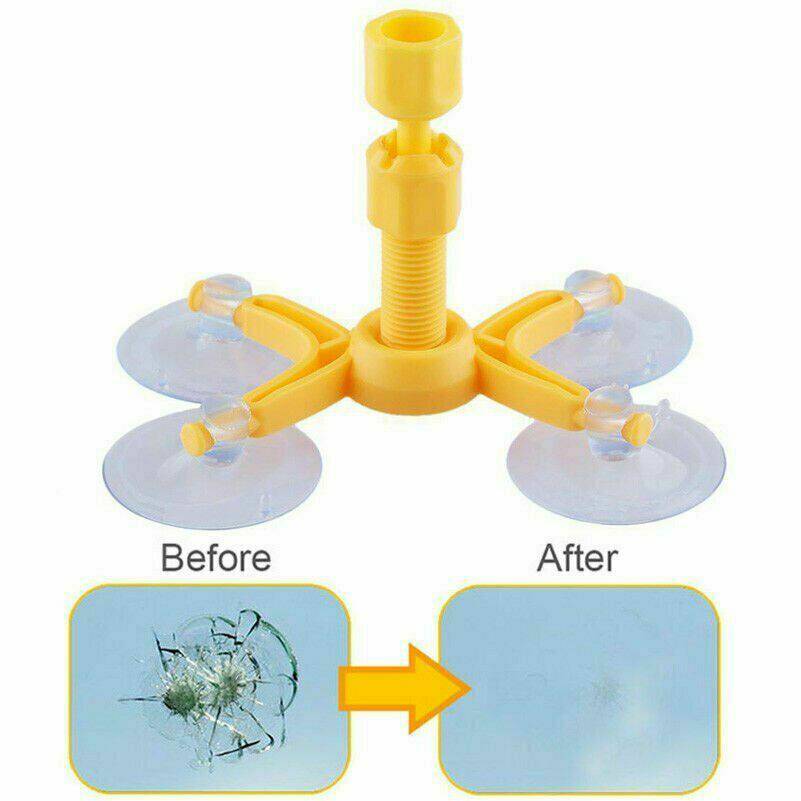 Windscreen Repair Kit Car Glass Chip Resin Cracked Fix Tool - Office Catch