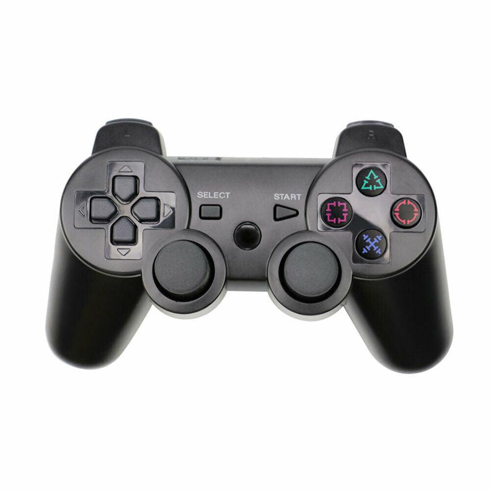 Wireless Compatible Bluetooth Controller Dual Vibration Gamepad PS3 PlayStation - Office Catch