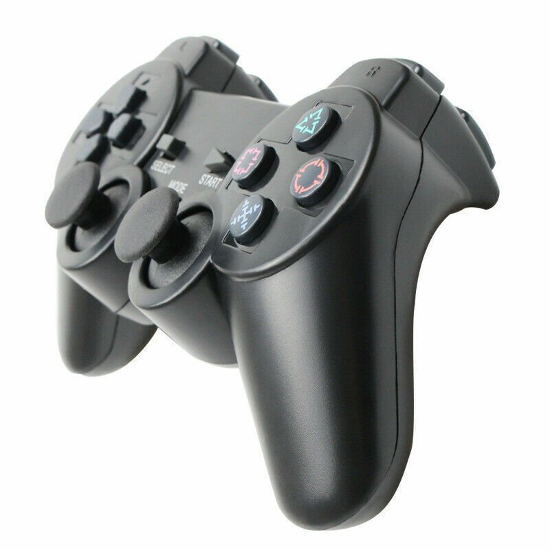 Wireless Game Controller Dual Vibration Gamepad For PlayStation 2 PS2 - Office Catch