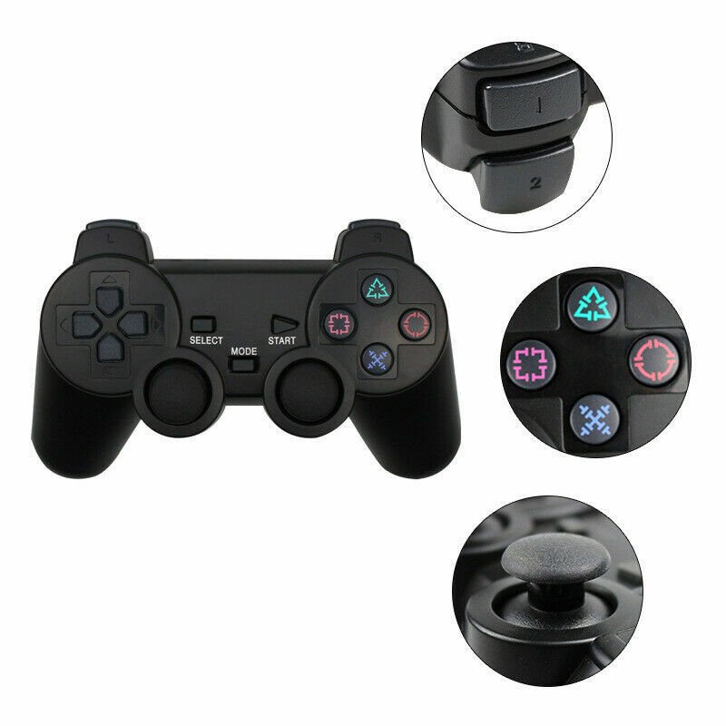 Wireless Game Controller Dual Vibration Gamepad For PlayStation 2 PS2 - Office Catch